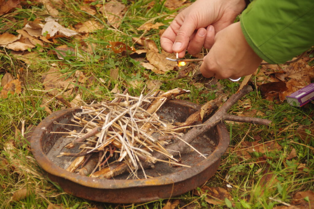 Microadventure Lagerfeuer