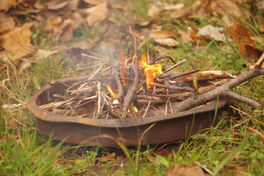 Microadventure Lagerfeuer