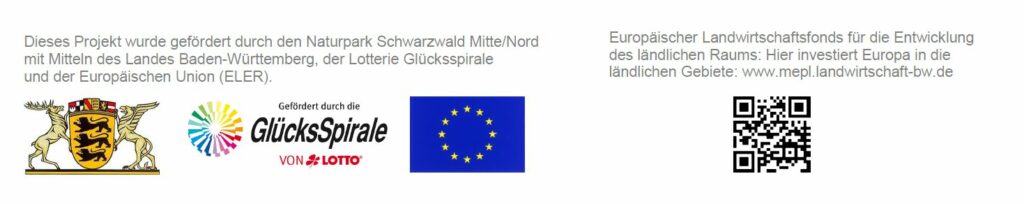 Förderlogo EU mit QR-Code Förderlogos