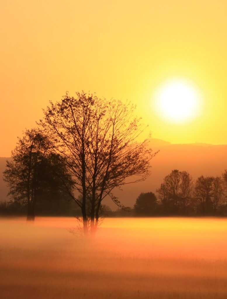 Microadventure Sonnenaufgang Sonnenuntergang Heimatort