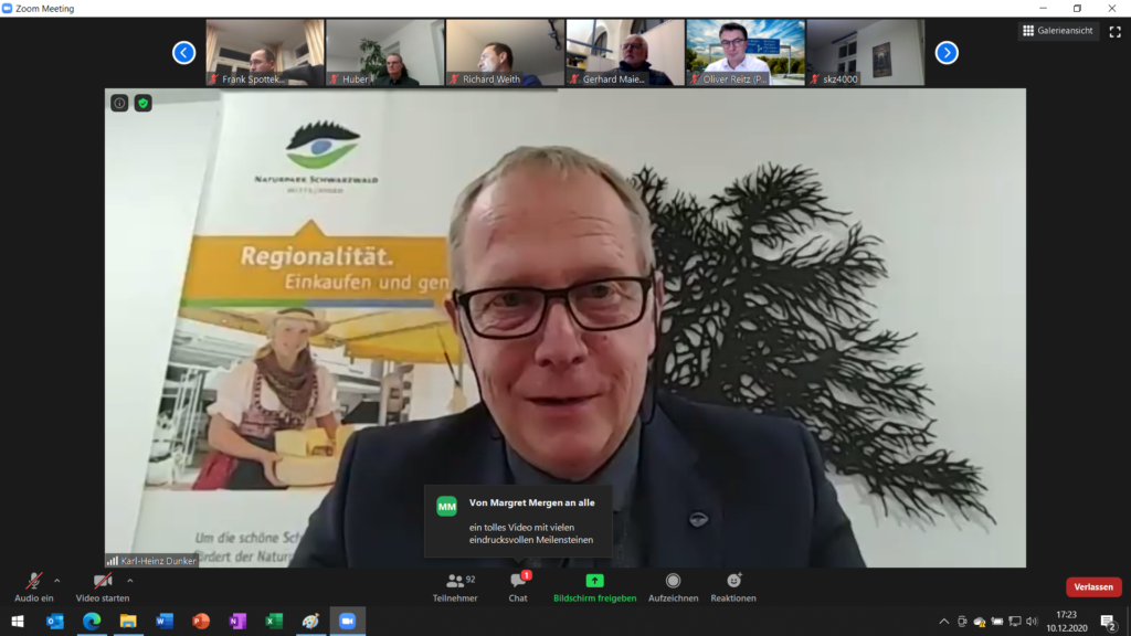 Mitgliederversammlung Naturpark Schwarzwald Mitte/Nord - Naturpark-Plan 2030