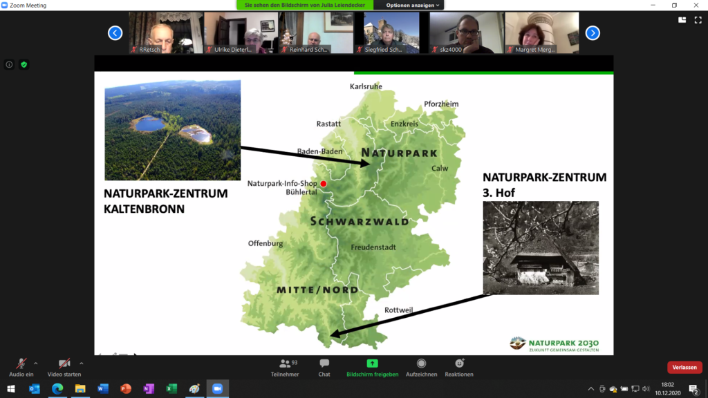 Mitgliederversammlung Naturpark Schwarzwald Mitte/Nord - Naturpark-Plan 2030
