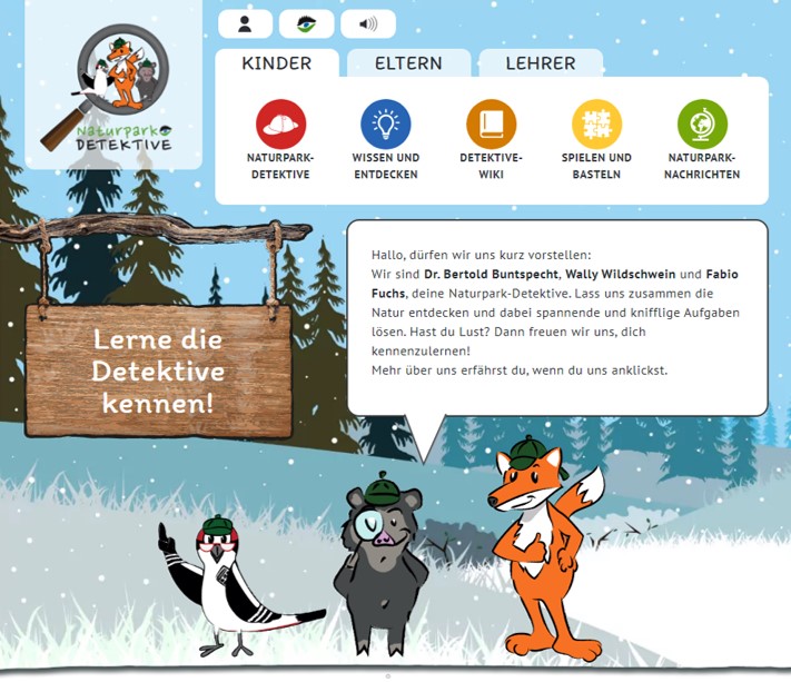 Naturpark-Detektive gehen online