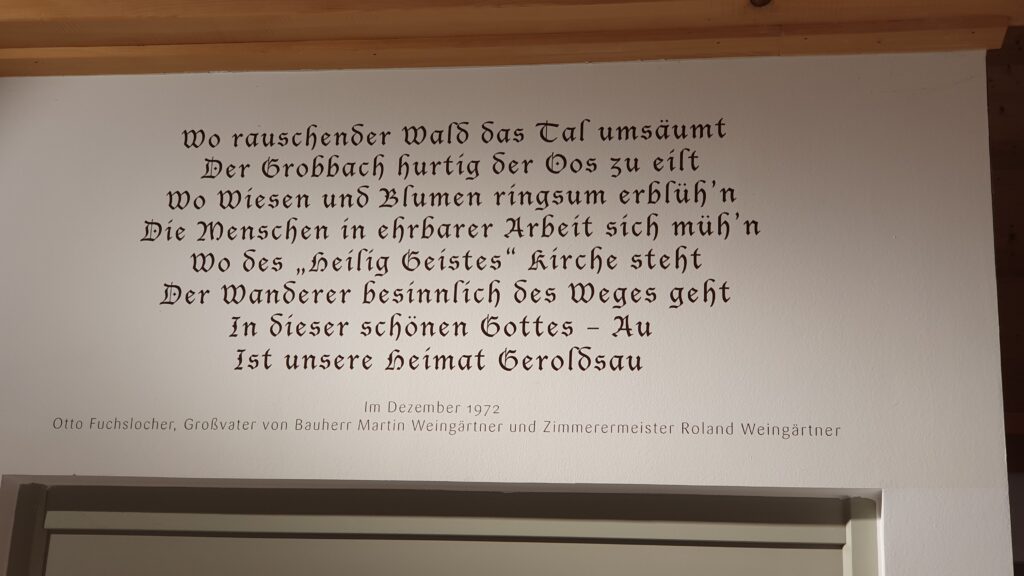 Wasserkraft bei der Geroldsauer Mühle
