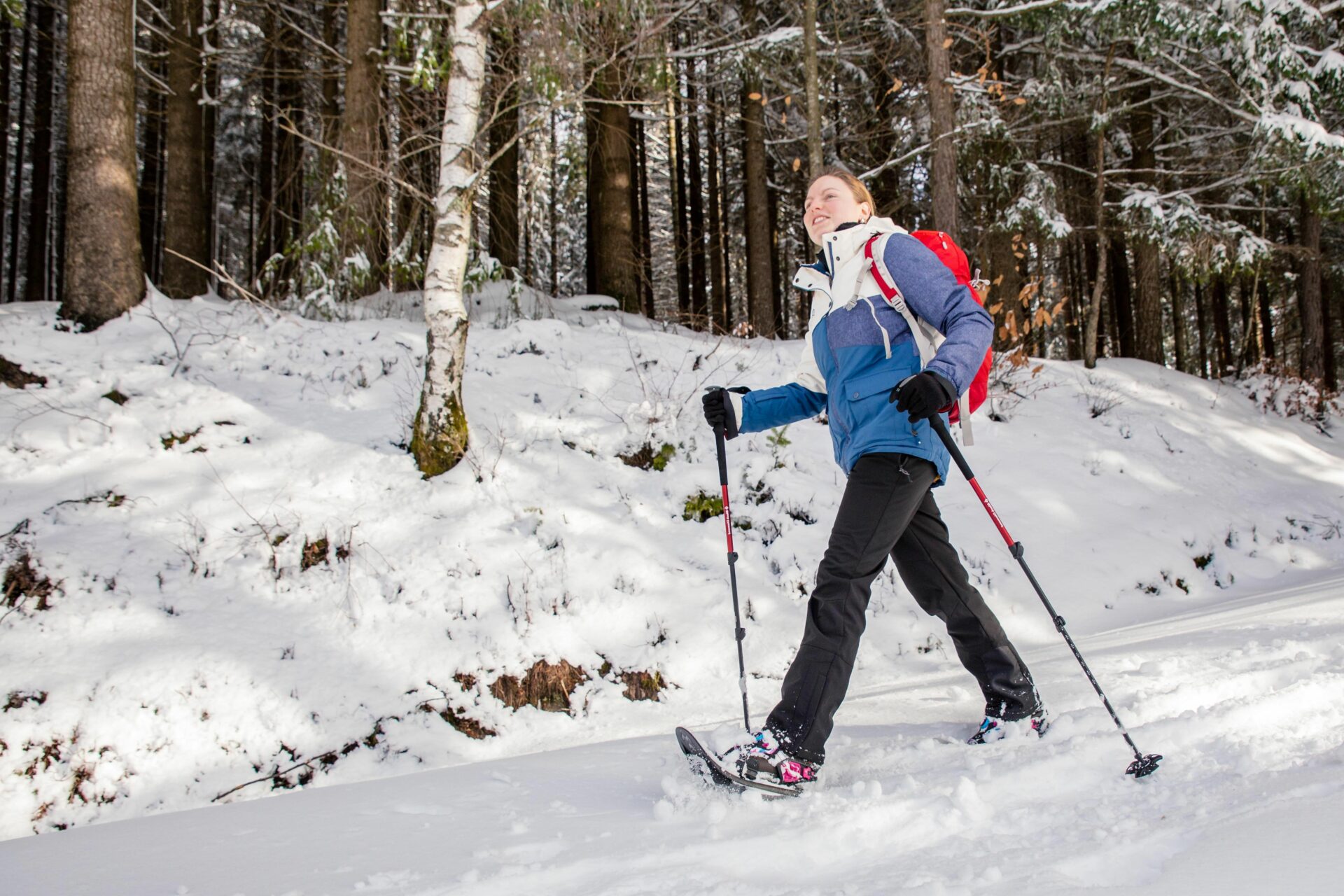 Schneeschuhwandern in Bad Pet