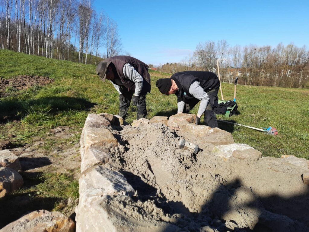 Blühender Naturpark -Sandarien