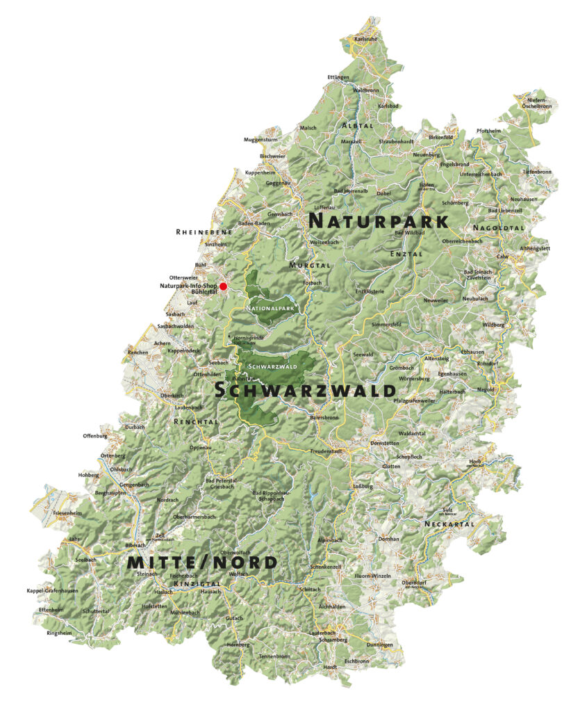 Naturpark-Karte ab 2020