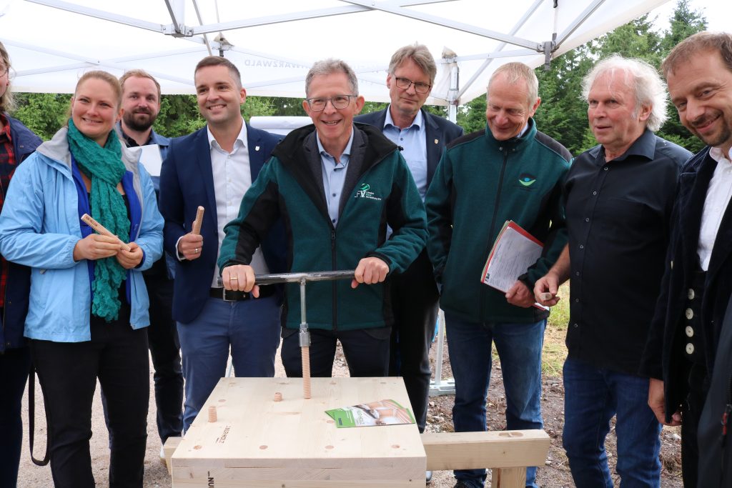 Baubeginn Moorstation Kaltenbronn