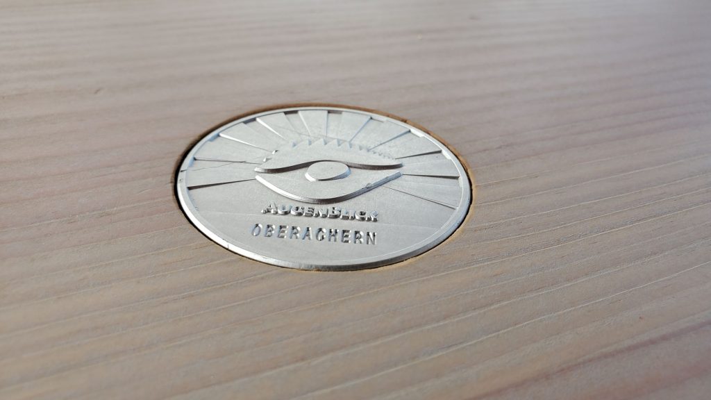 Gewinnen mit der Plakette an jeder Naturpark-AugenBlick-Runde