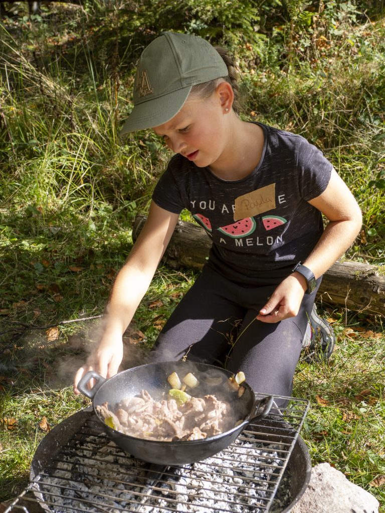 Outdoor-Kochevent mit badenova und den Naturpark-Detektiven