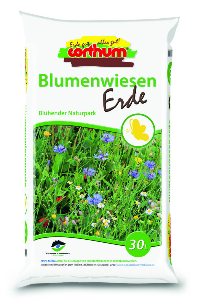 corthum erde für heimische wildblumenwiesen