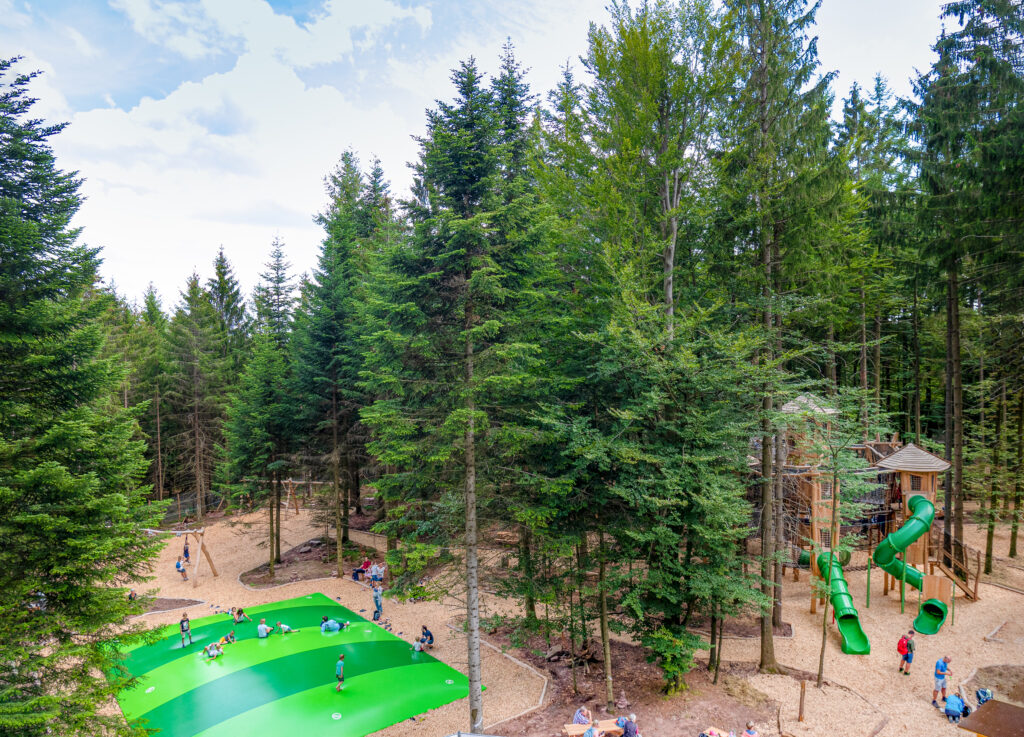 Abenteuerwald Sommerberg beim Baumwipfelpfad 