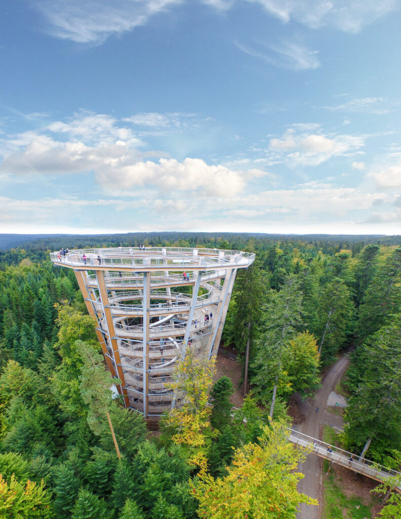 Baumwipfelpfad auf dem Sommerber bei Wildbad 