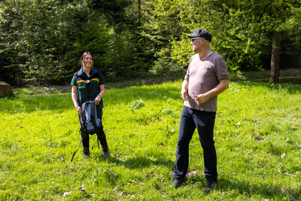 Viktoria Böhner und Michael Seefeld auf der Schwarzwald Guide Fortbildung