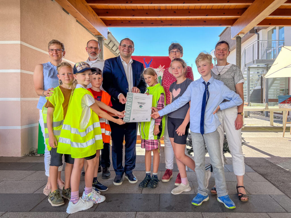 Rezertifizierung der Krokusschule als Naturpark-Schule 