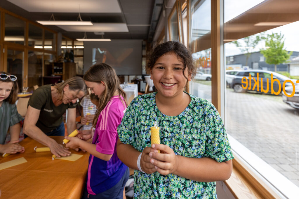 selbstgebastelte Kerze von Cum Natura 