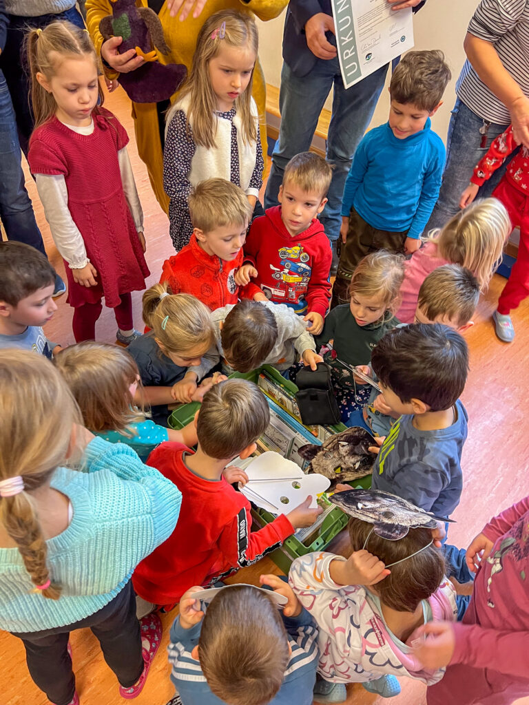 Kinder im Naturpark-Kindergarten