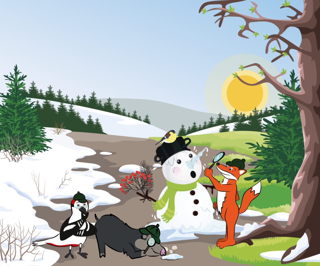 Naturpark-Detektive widmen sich dem Thema Wasser und Eis