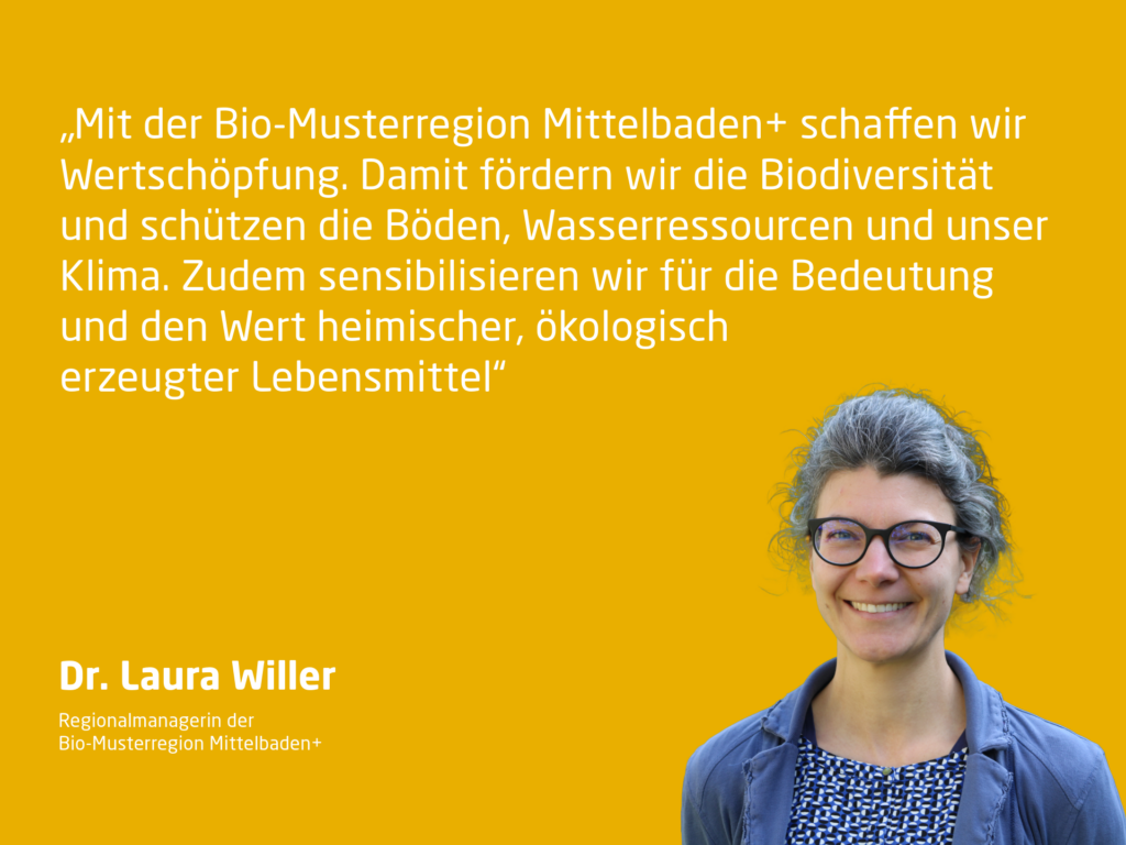 Dr. Laura Willer - Regionalmanagern Bio-Musterregion Mittelbaden+