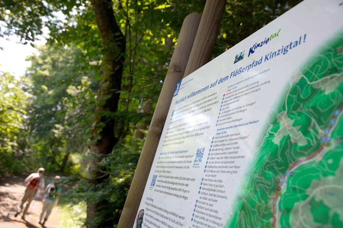 Der Naturpark fördert unterschiedlichste Projekte - von Themenwegen bis zu Umweltbildung. Foto: Flößerpfadgemeinden