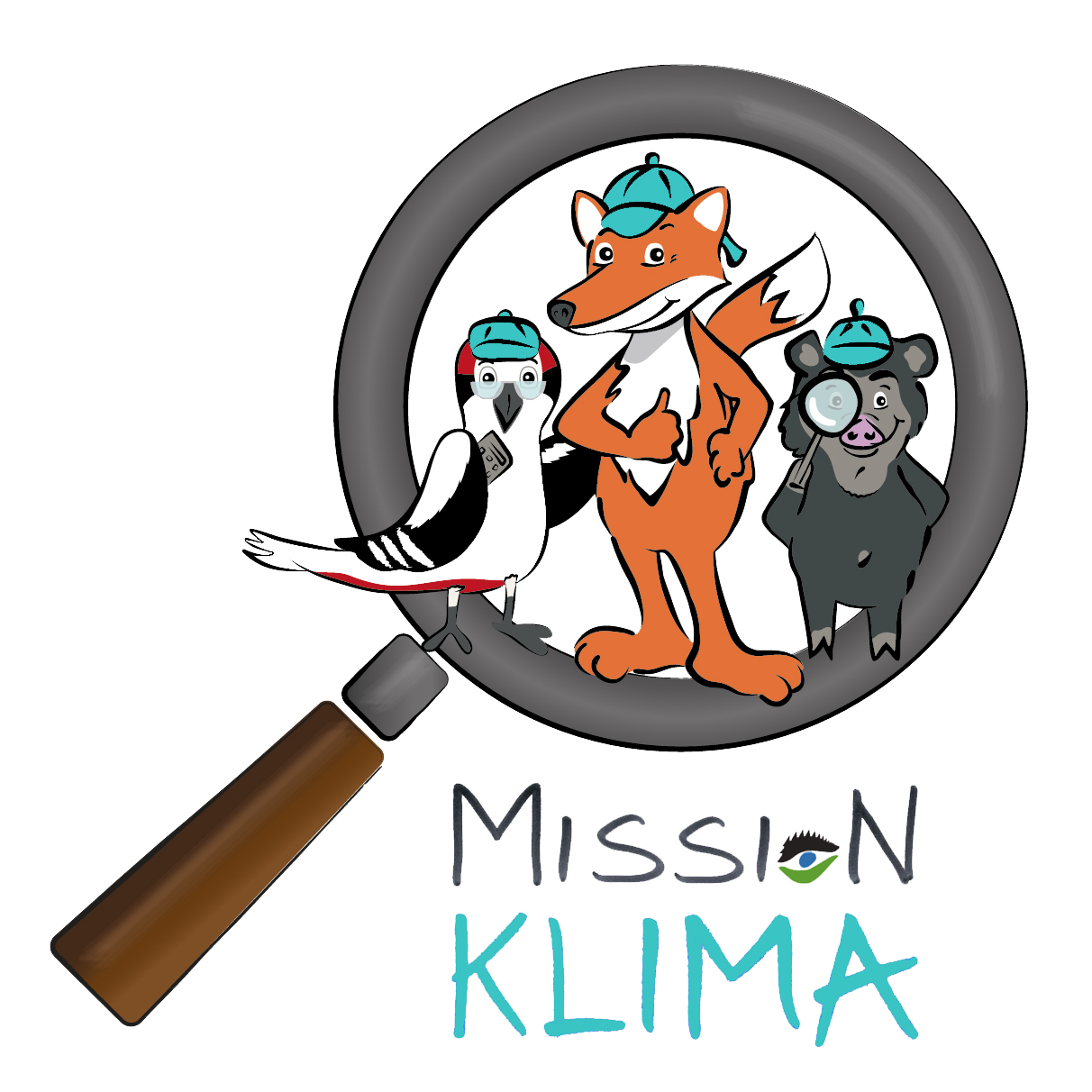 Logo Mission Klima der Naturpark-Detektive