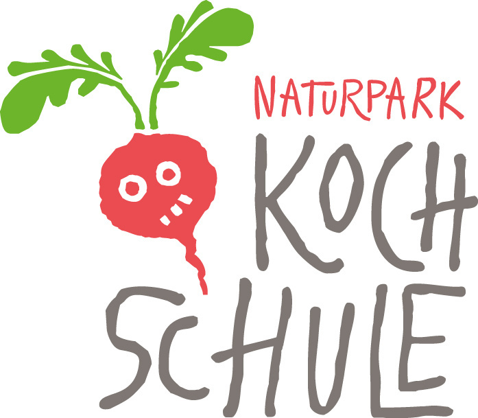 Logo Naturpark-Kochschule mit einem Radischen