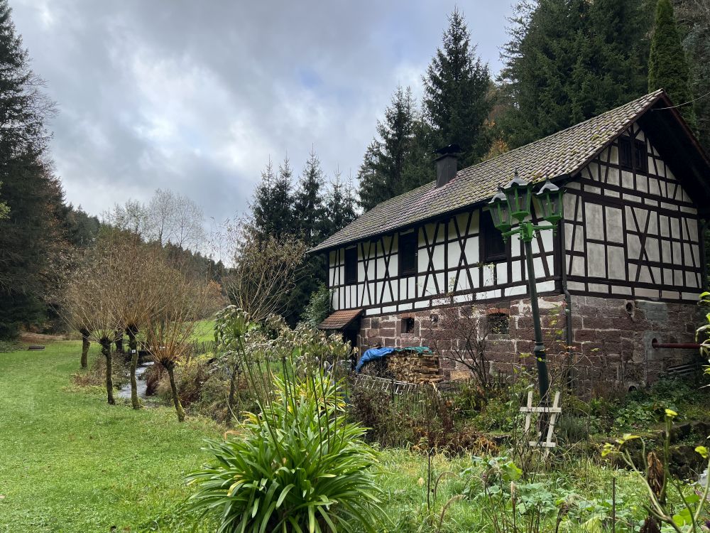 Gebäude von der Gartenseite aus