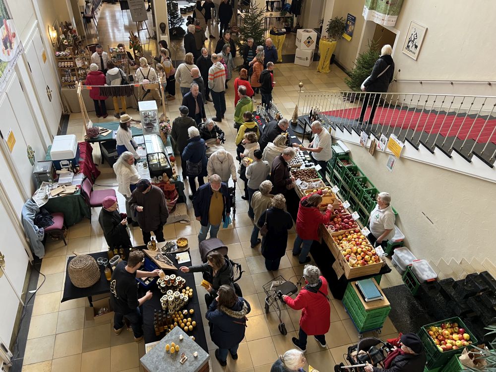 Besucherströme an den Ständen