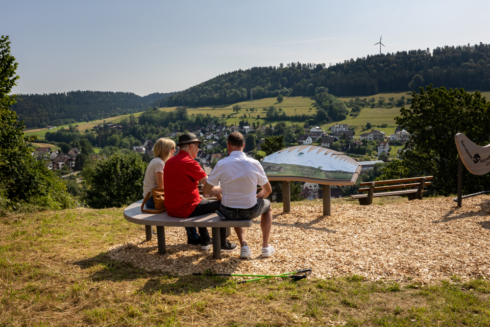 AugenBlick Glatten, Menschen sitzen am AugenBlick