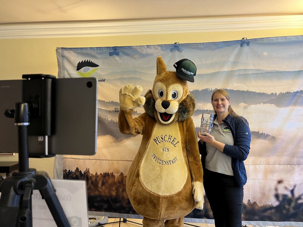 Fotobox mit Freudenstadts Maskottchen