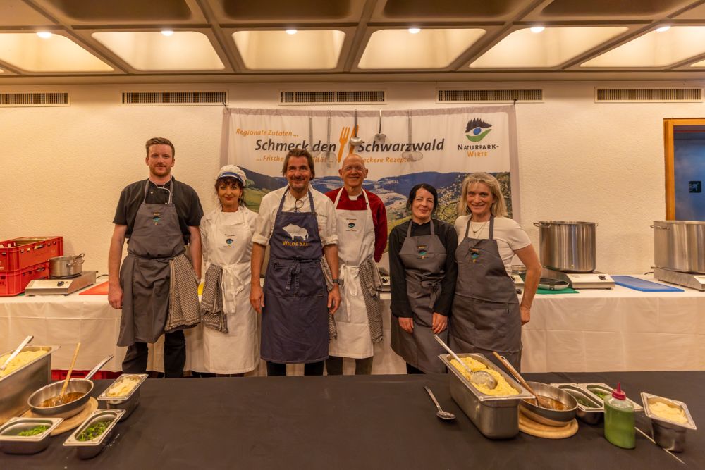 Team des Naturpark-Wirts Andreas Schäuble