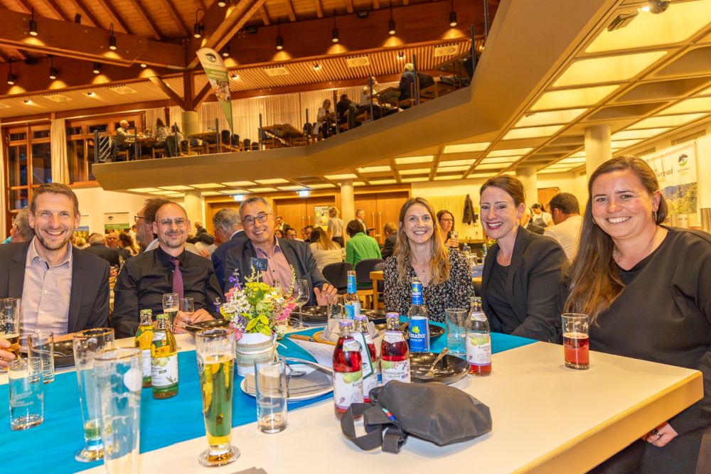 Naturparke BW-Tisch bei der Feier