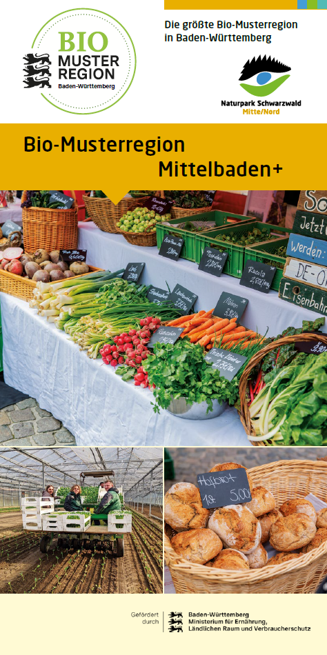 Cover Flyer Bio-Musterregion Mittelbaden+