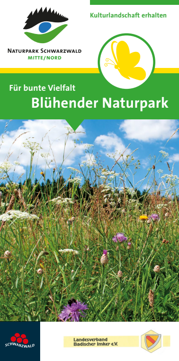 Cover Flyer Blühender Naturpark