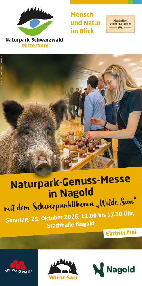 Cover Flyer Naturpark-Genuss-Messe Nagold 2026