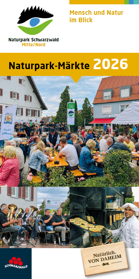 Cover Flyer Naturpark-Märkte 2026