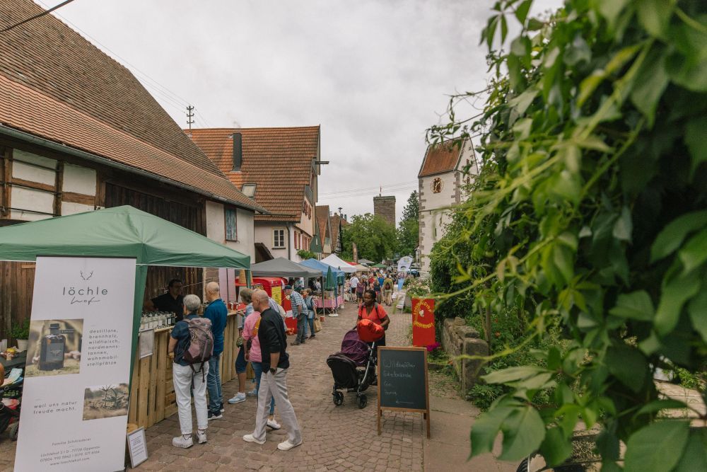 Marktstände in Zavelstein