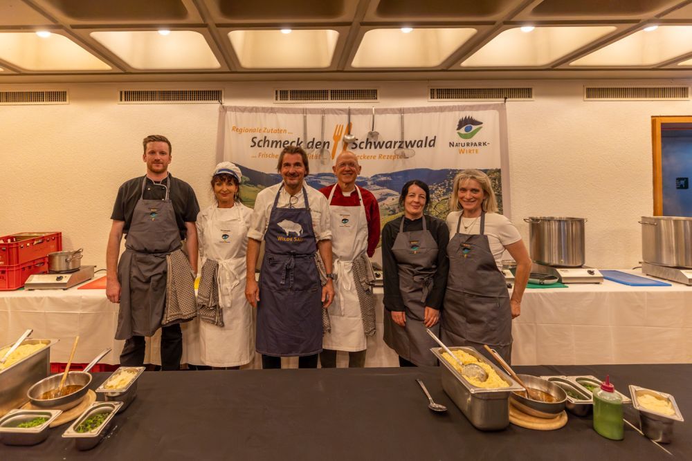 Team des Naturpark-Wirts Andreas Schäuble