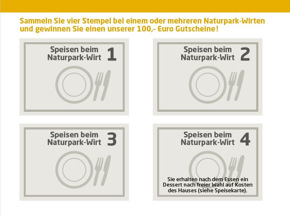 Stempelfelder im Genuss-Pass