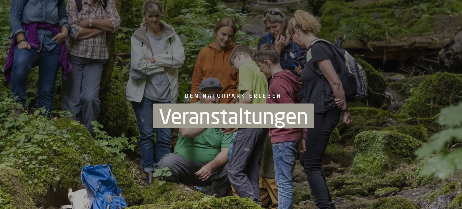 Header-Foto mit Schwarzwald-Guide-Tour und Titel "Veranstaltungen"