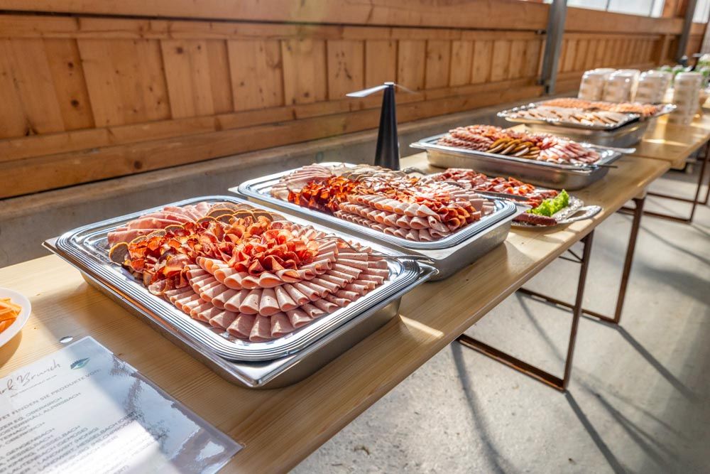 Wurstplatten Büfett