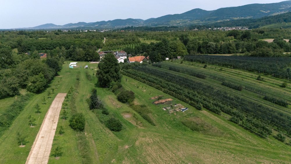 die landwirtschaftlich bewirtschafteten Flächen der Lorenz.Farm