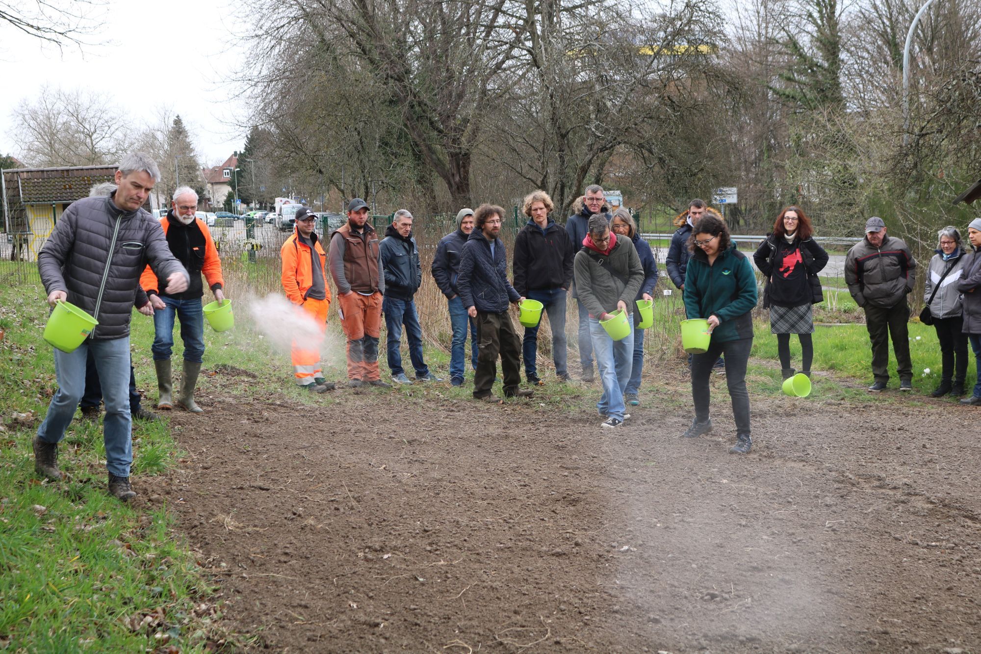Einsaat mit der Stadt Bühl, Foto: Gundi Woll