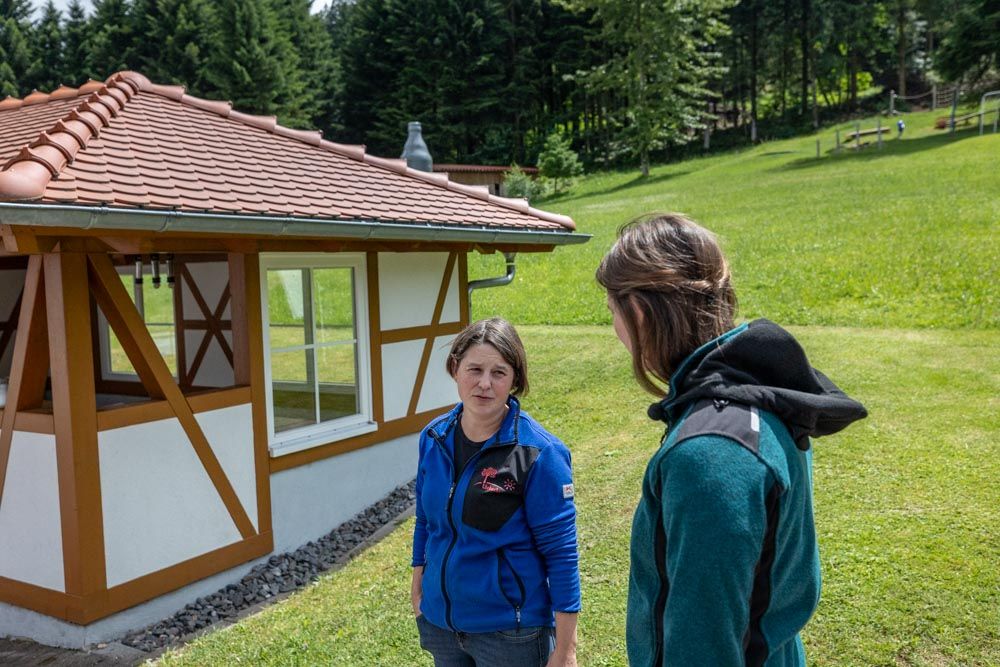 Verena Schmieder im Gespräch mit Irmela Klöble