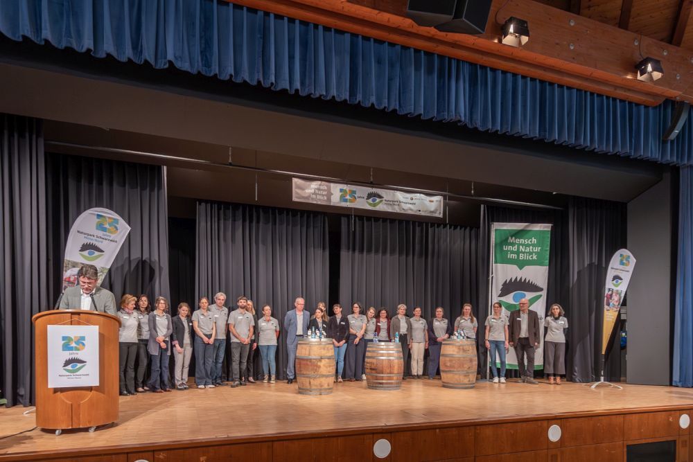 Naturpark-Team auf der Bühne