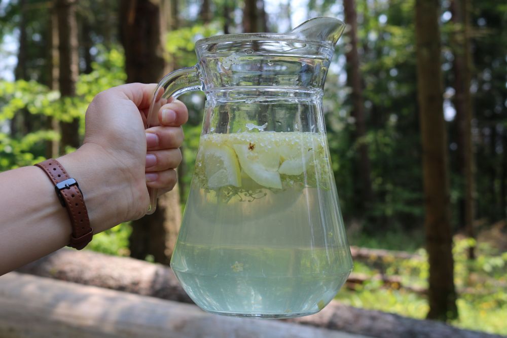 hausgemachte Zitronenlimonade