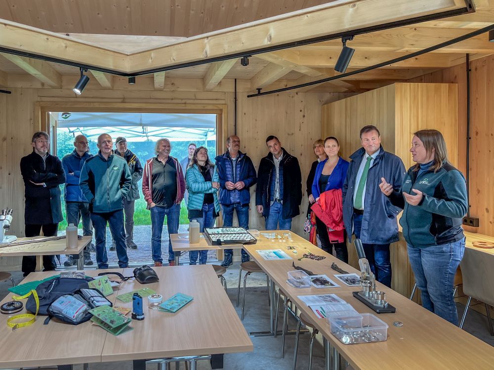 Menschen in der Naturpark-Station