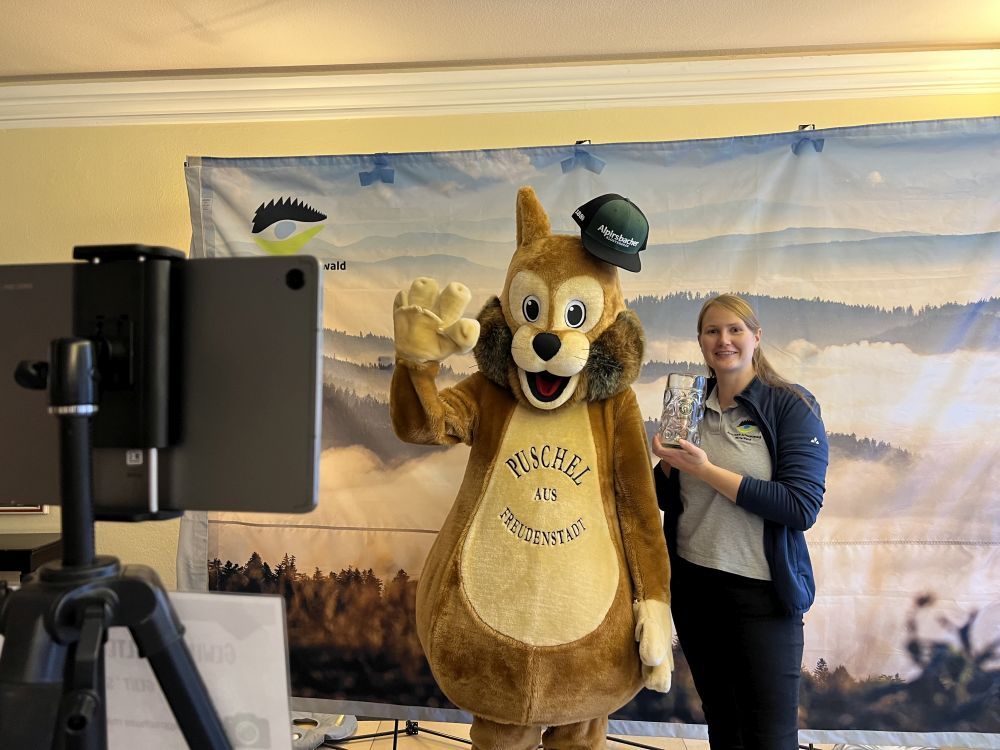 Fotobox mit Freudenstadts Maskottchen