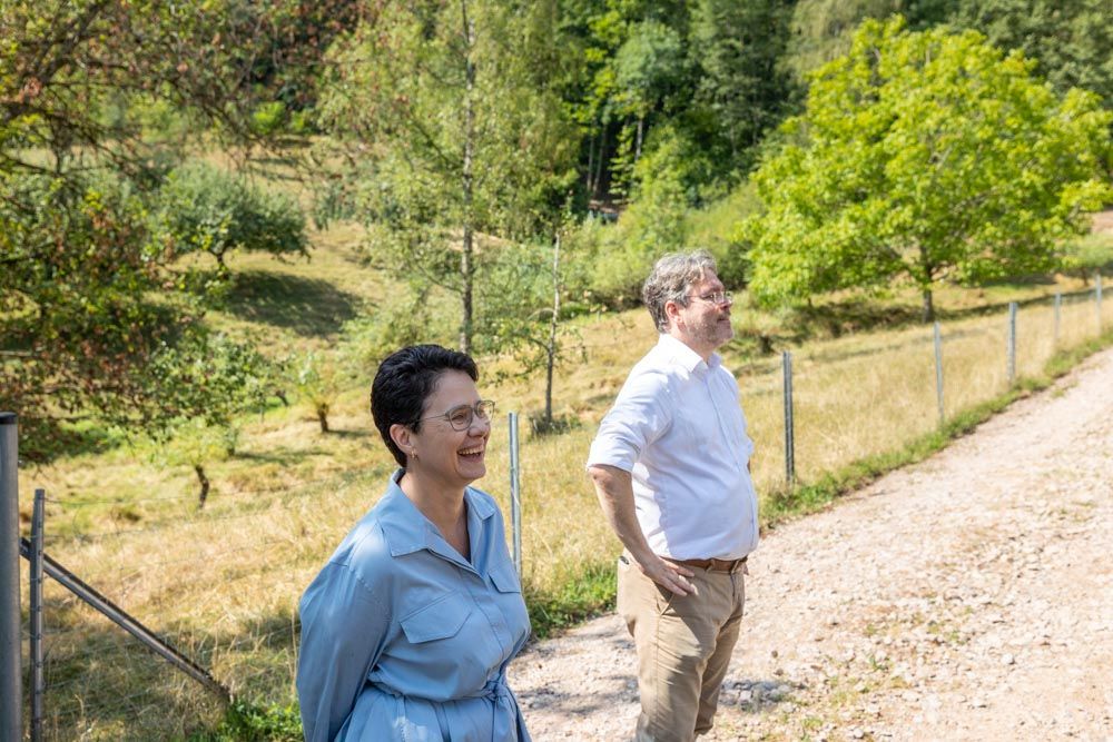 Landwirtschaftsministerin Marion Gentges MdL und Landrat Prof. Dr. Christian Dusch