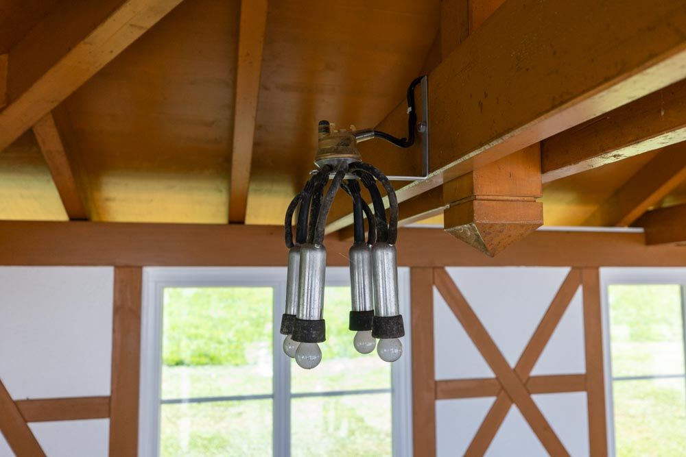 Melkstand als Lampe